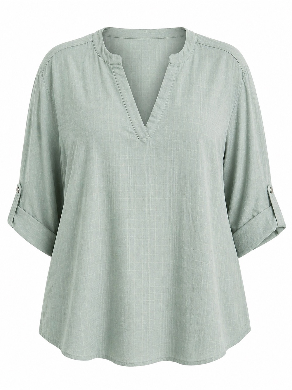 Maurice’s Relaxed V-Neck Top - Light Sage Green